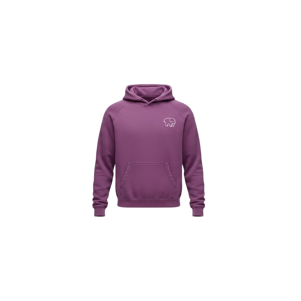 Ivory Ella Hoodie Womens XL Purple Excellent Graphic Logo Fleece Sweatshirt